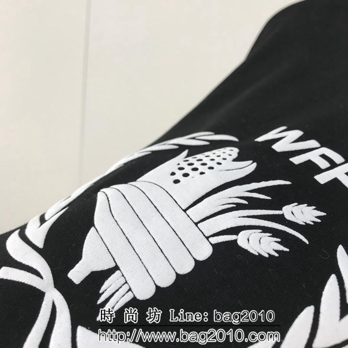 BALENCIAGA巴黎世家 新款 世界糧食計畫署 黑色T恤 情侶款 ydi1383